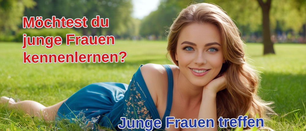 Junge Frauen treffen